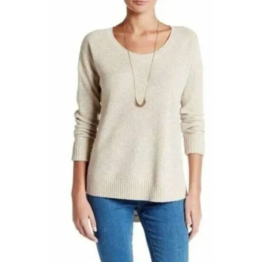 Madewell Women's Chronicle Texture Pullover Sweater in Heather Sand XSmall‎ $80